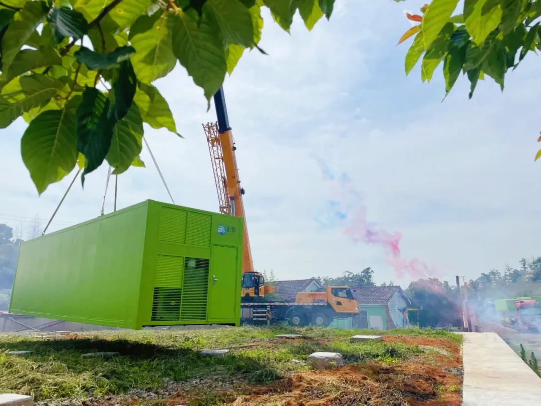 云笈生態(tài)|共富方艙落地共青城市陌上花開(kāi)基地!